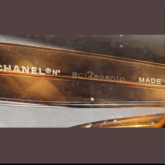 Chanel Havana Quilted Arms Eyeglass Frames - Picture 2 of 4